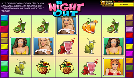 a night out online slot im prestige casino