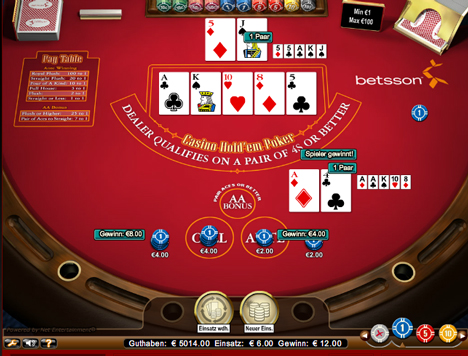 casino holdem im betsson online casino spielen