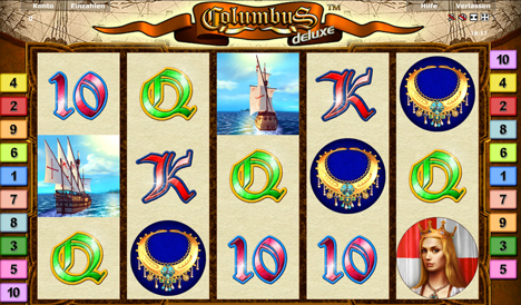 columbus deluxe online slot im stargames