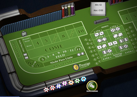 craps im prestige casino spielen