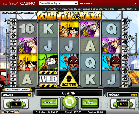 demolition squad casinospiel im betsson casino spielen