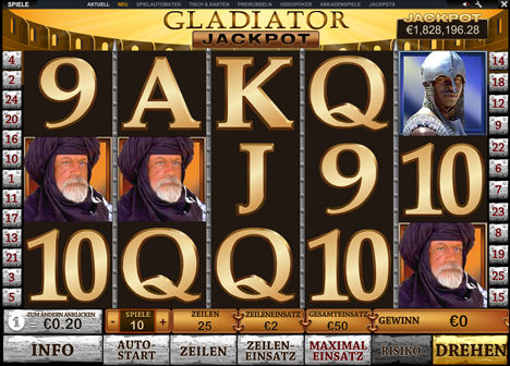 gladiator jackpot online slot im winner casino