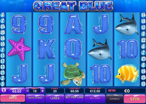 great blue online slot im prestige casino spielen