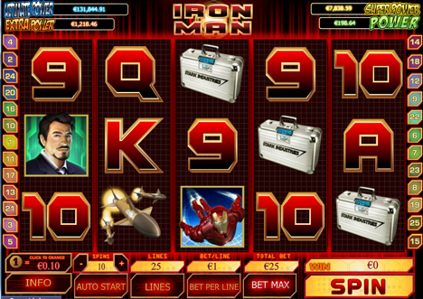 marvel online slot iron man im prestige casino