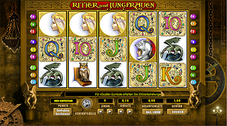 knights and maidens slot im 888 online casino