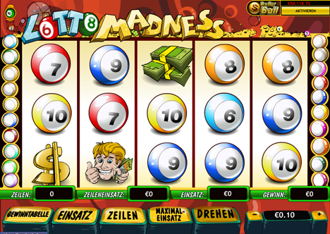 lotto madness online slot im prestige casino