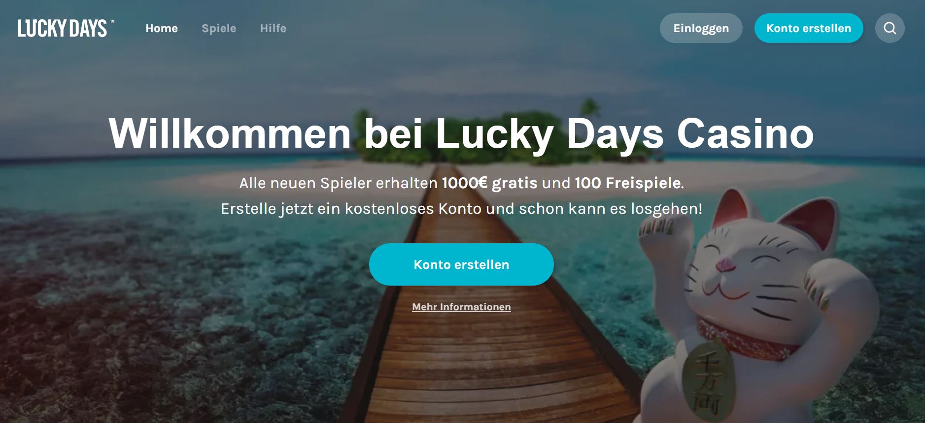 Lucky Days Casino | 1.000€ Bonus | Casinos-ohne-Einzahlung.com