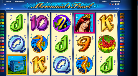 mermaids pearl im online casino spielen