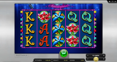 metamorphosis online slot