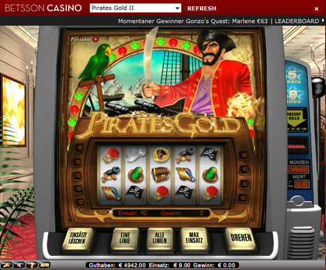 pirates gold online slot im betsson casino