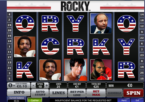 rocky slot im prestige casino