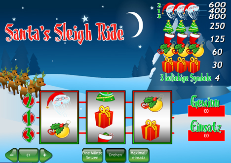 santas sleigh ride online slot im prestige casino spielen