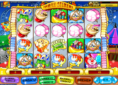 thrill seekers online slot im prestige casino