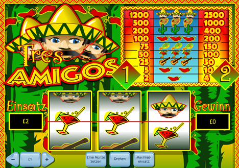 tres amigos online slot im prestige casino