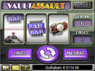 vault assault mini online slot im betsson casino