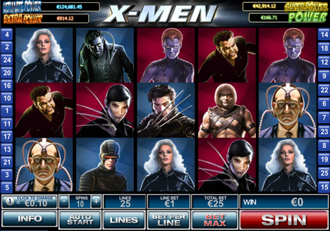 x-men online slot von marvel im prestige casino