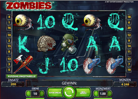 zombies online slot im betsson casino